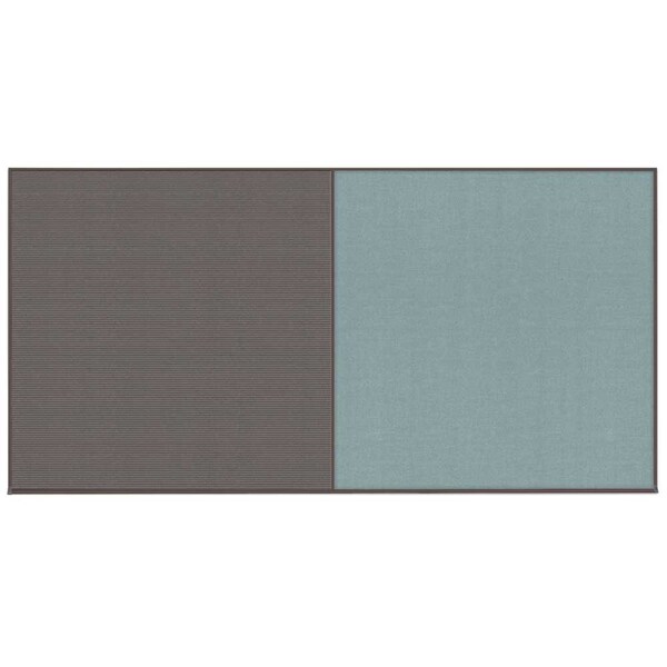Enclosed Corkboard, 1 Door, 72"x36", 4" Fra